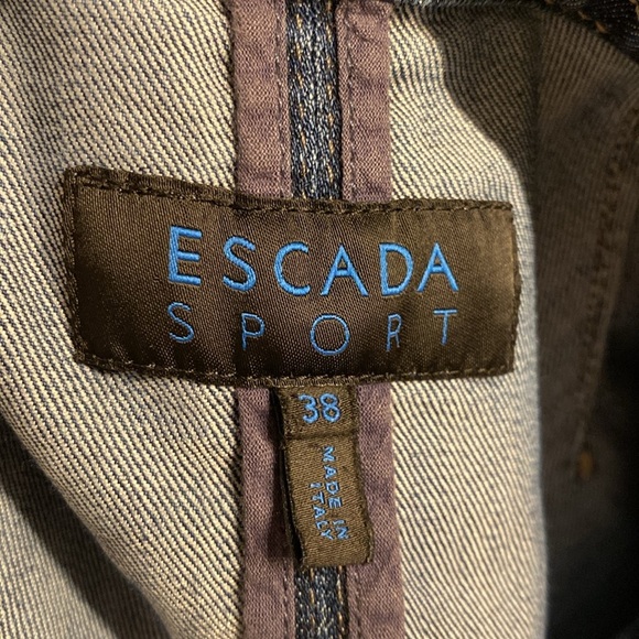 Escada sport Dark Blue Denim Jacket size 38 - Picture 8 of 8